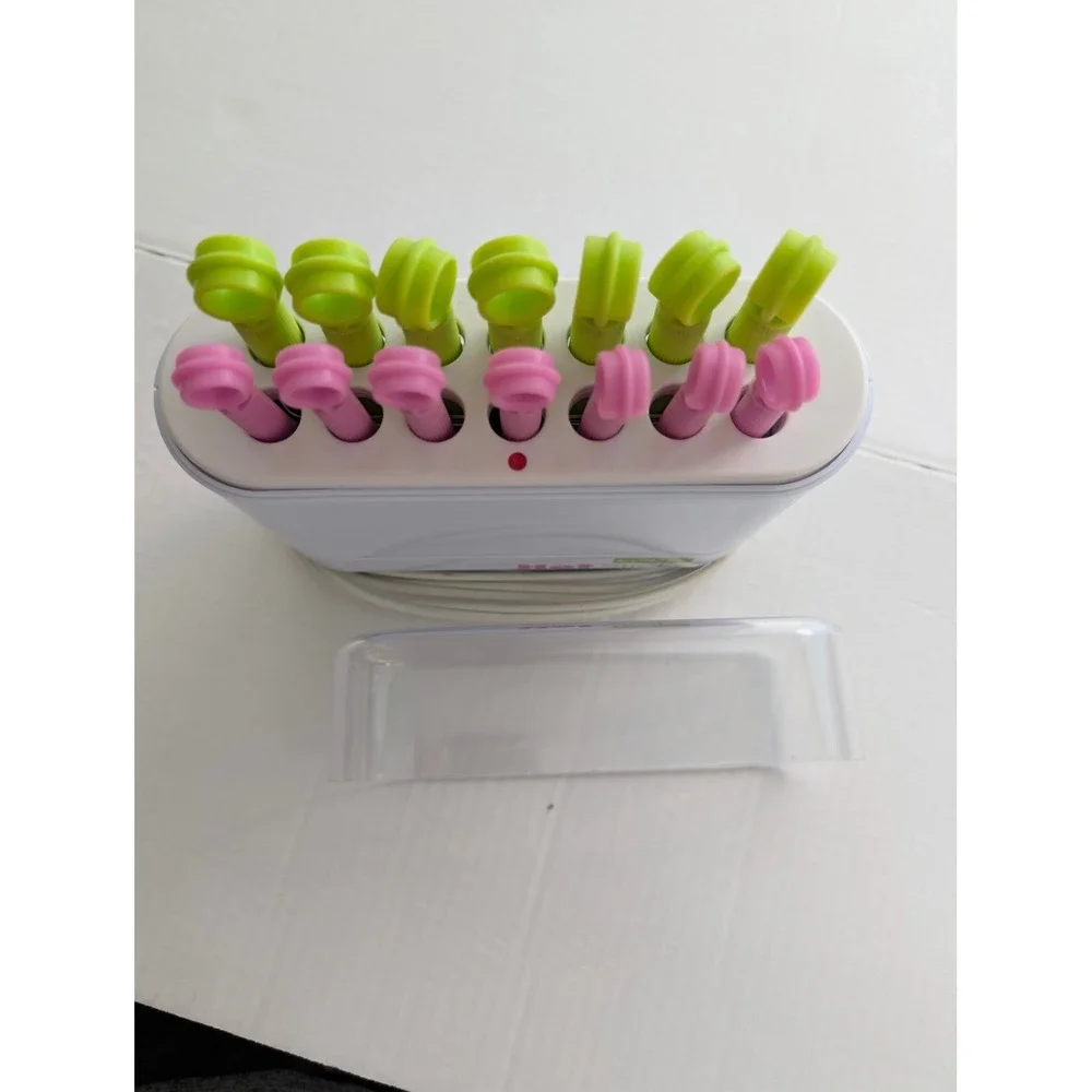 Conair Hot Sticks Hair Rollers Women OS Pink‎ Green 14 Piece Styling Set V17602